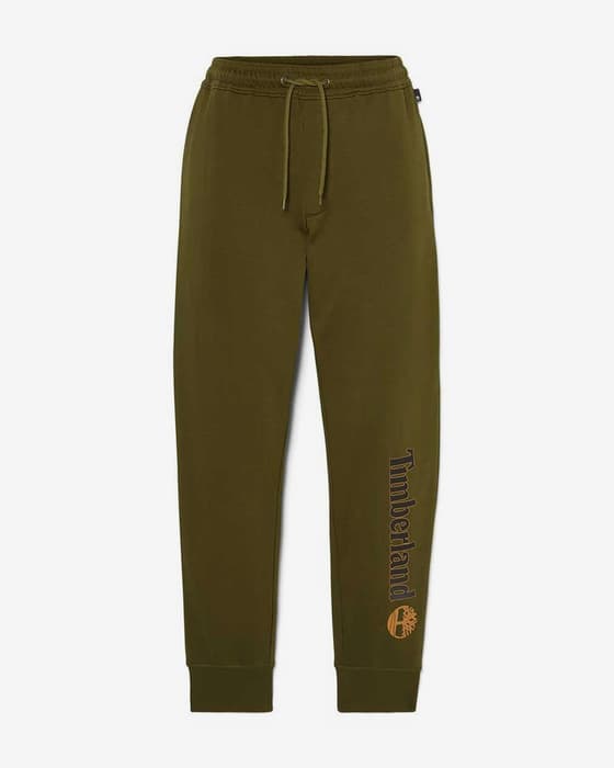 Pantalón largo Timberland Kennebec River Brushed Back verde oliva