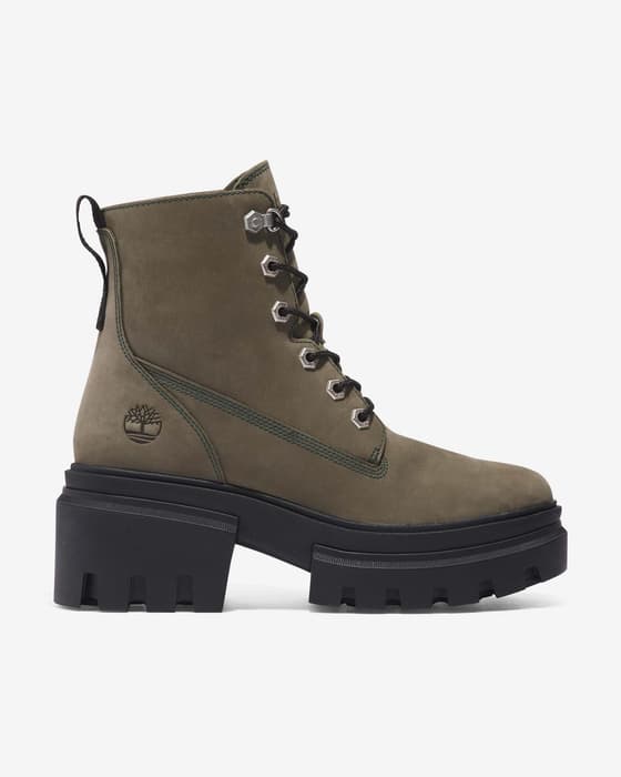 Botas Timberland Everleigh 6in Lace Up verde grisáceo mujer
