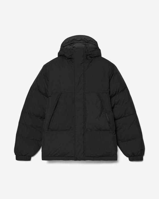 Chaqueta con capucha Timberland Howker Durable Water Repellent Puffer negro
