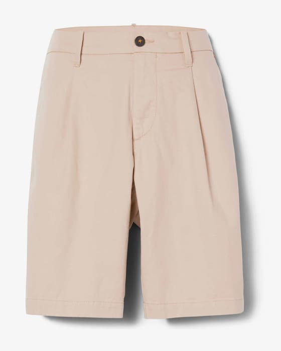 Pantalón corto Timberland Cotton Linen beige