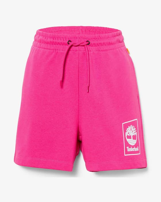 Pantalón corto Timberland Logo Pack fucsia mujer