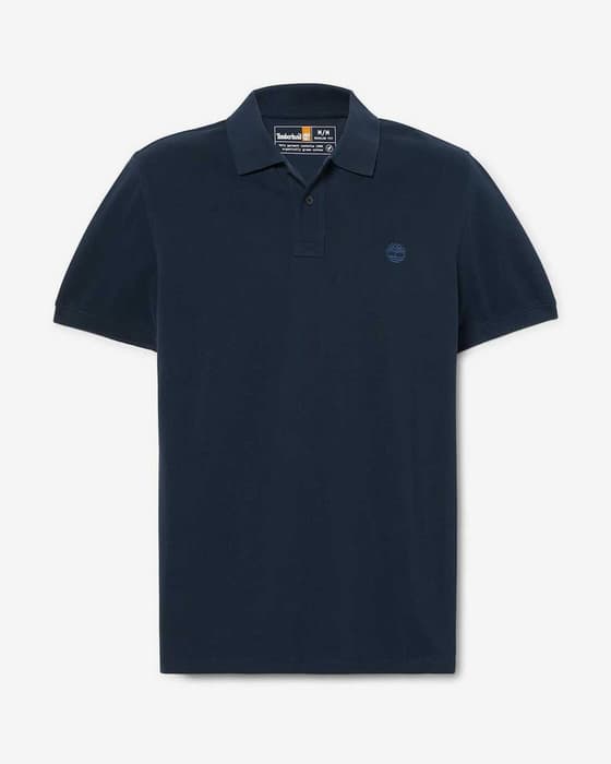 Polo Timberland Millers River Pique manga corta azul marino