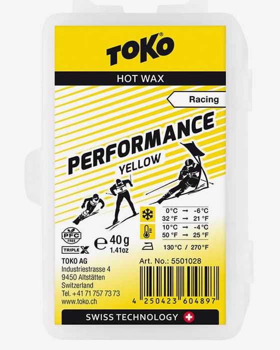 Toko Performance PFC Free 40 g Hot Wax Yellow