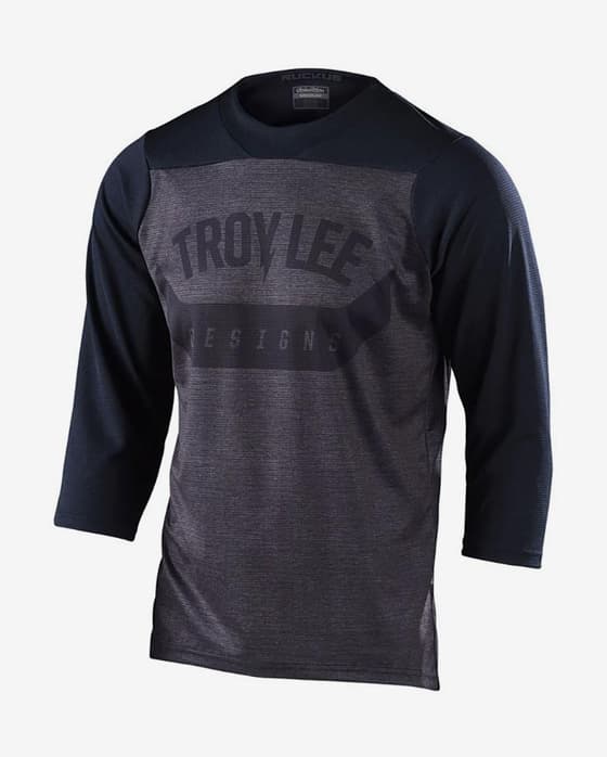 Maillot Troy Lee Designs Ruckus Arc manga 3/4 gris claro negro