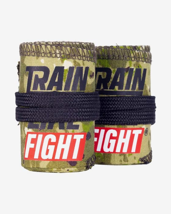 Muñequeras Trainlikefight Wraps verde marrón