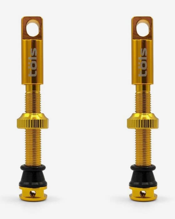 Válvula Tubeless Töls Aluminio Presta 44 mm oro