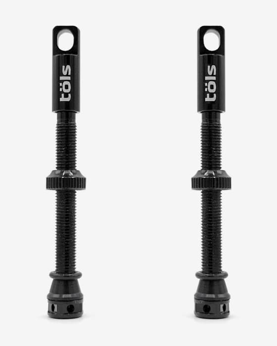 Válvula Tubeless Töls Aluminio Presta 60 mm negro