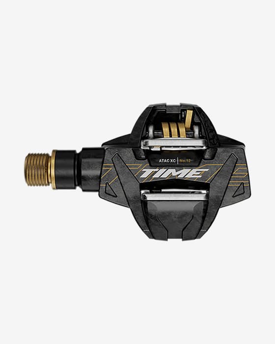 Pedales Time XC 12 TI Carbon negro marrón oro