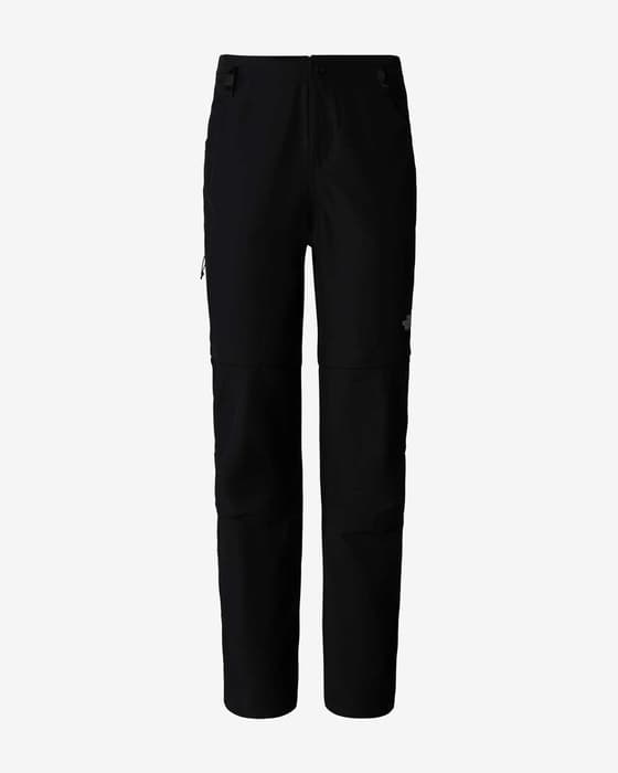 Pantalón convertible The North Face Exploration negro carbón mujer