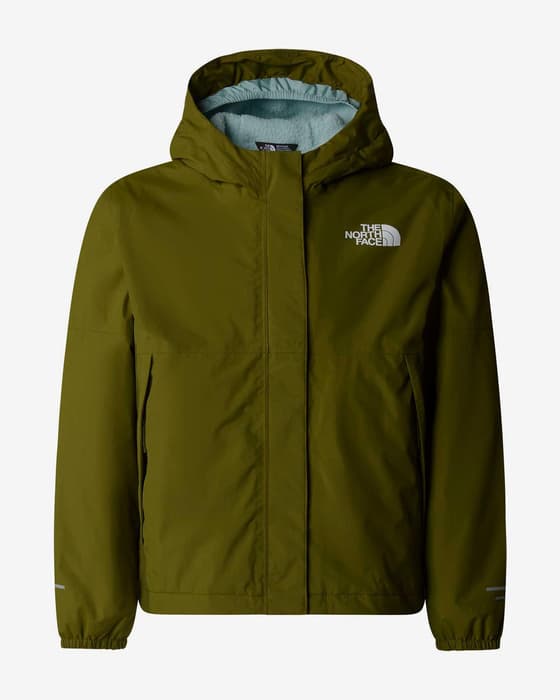 Chaqueta con capucha The North Face Warm Antora verde oscuro niña
