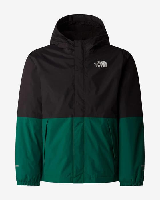 Chaqueta con capucha The North Face Warm Antora verde negro niño