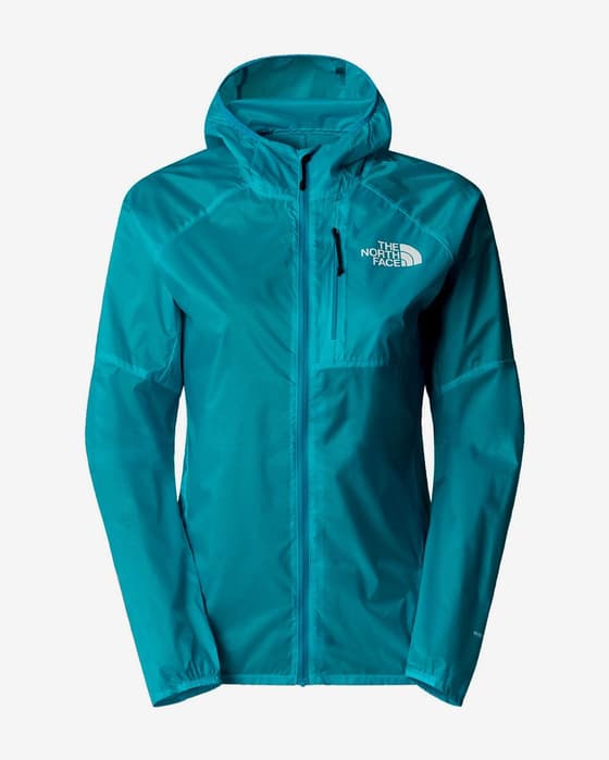 Chaqueta fina con capucha the North Face Windstream azul turquesa oscuro mujer