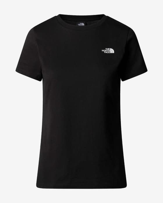 The North Face Simple Dome damesshirt korte mouw zwart