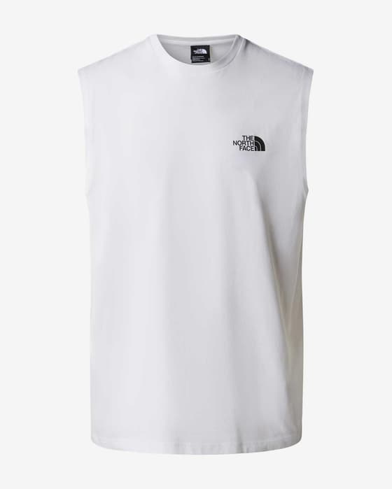 The North Face Simple Dome Sleeveless T-Shirt Pure White