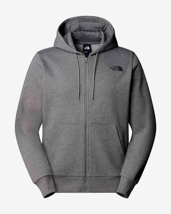 Felpa con cappuccio The North Face Dome Full Zip grigio scuro
