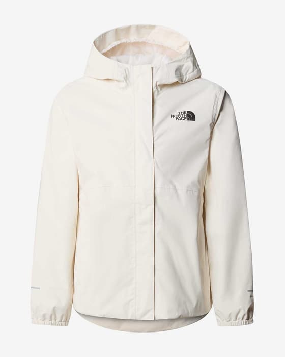 Chaqueta chubasquero The North Face Antora Rain blanco crema niña