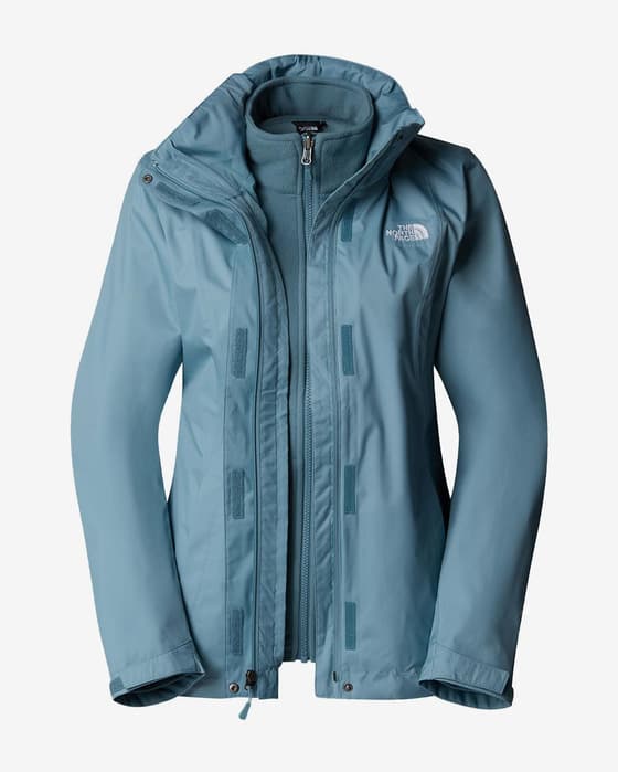 Chaqueta The North Face Evolve II Triclimate DryVent azul pastel mujer