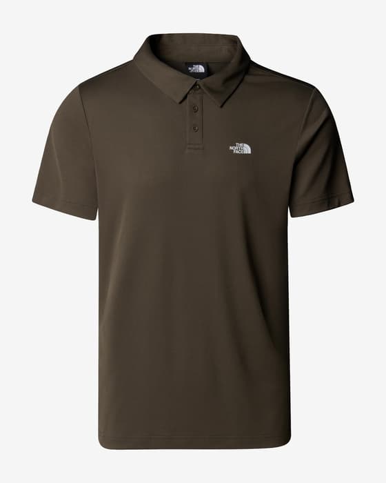 The North Face Tanken poloshirt korte mouw olijfgroen