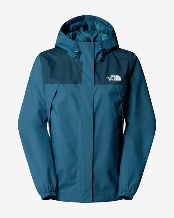 Chaqueta con capucha The North Face Antora Rain azul lluvia mujer