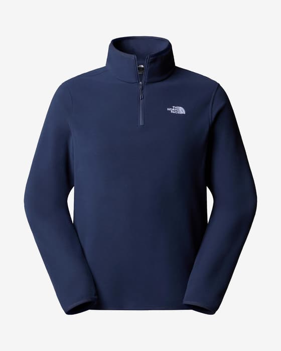 Forro polar The North Face Glacier Fleece Quarter Zip azul tormenta