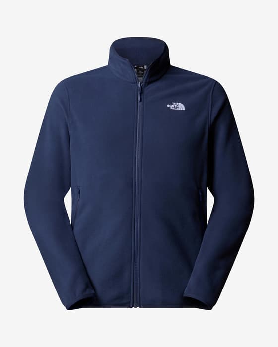 Forro polar The North Face Glacier Fleece Full Zip azul tormenta