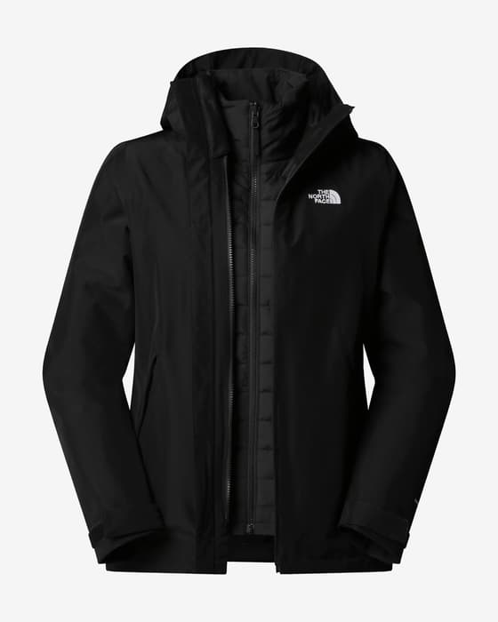 Chaqueta con capucha The North Face Carto Mono Triclimate negro mujer