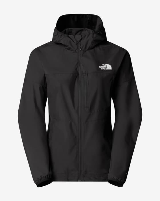 Chaqueta con capucha The North Face Higher Run Wind negro mujer
