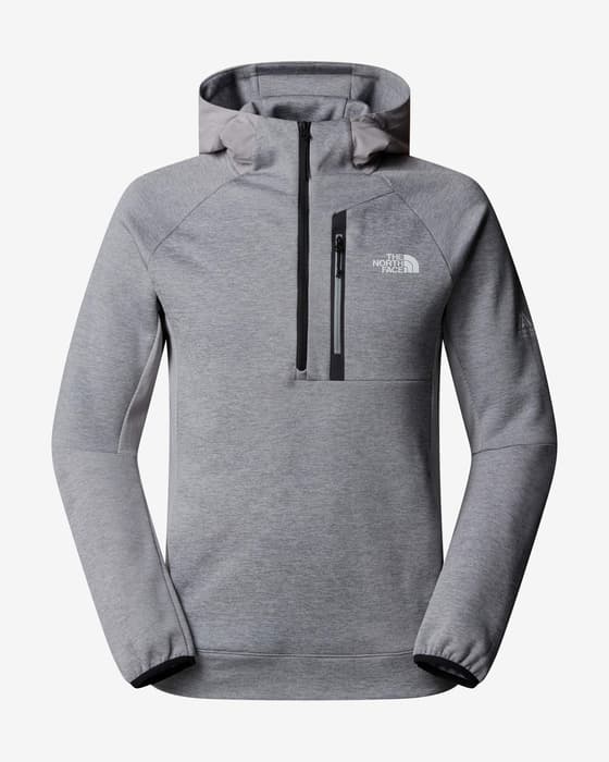 Forro polar con capucha The North Face Mountain Athletics Quarter Zip gris