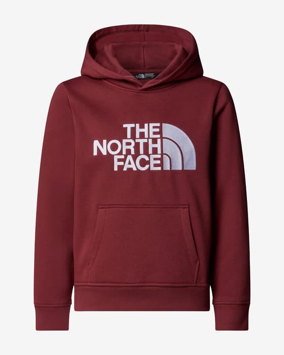 Sudadera con capucha The North Face Drew Peak rojo vino infantil