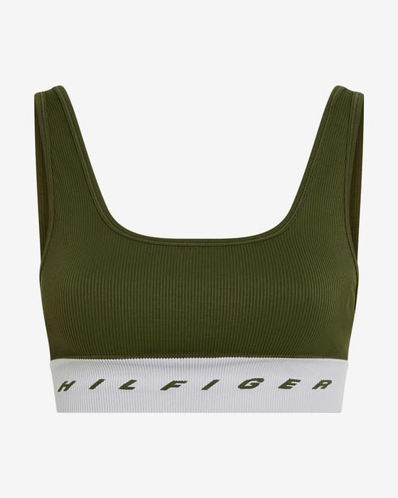 Sujetador Tommy Hilfiger Tape Seamless verde