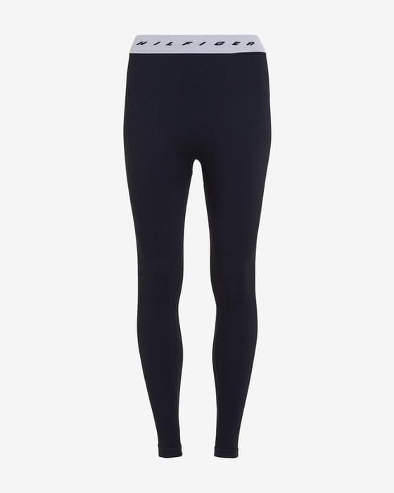 Malla larga Tommy Hilfiger Tape Seamless azul marino mujer
