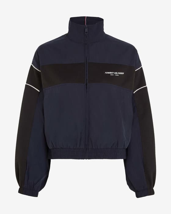 Chaqueta Tommy Hilfiger Sport Logo azul marino negro mujer