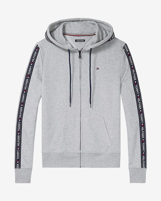 Sudadera con capucha Tommy Hilfiger HWK gris