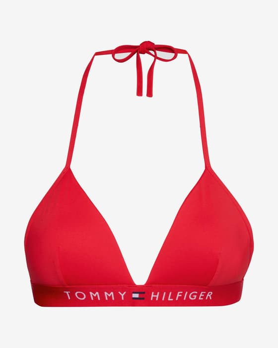 Tommy Hilfiger Original Logo Bikini Top Red Women
