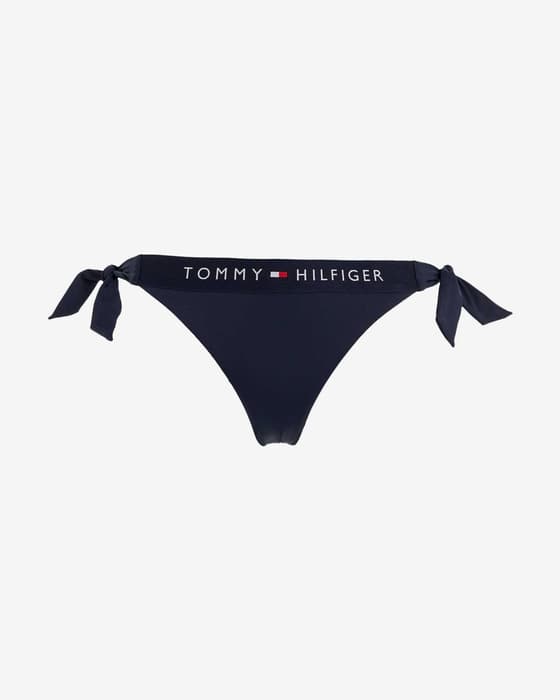 Tommy Hilfiger Original Logo Bikini Bottoms Navy Blue White