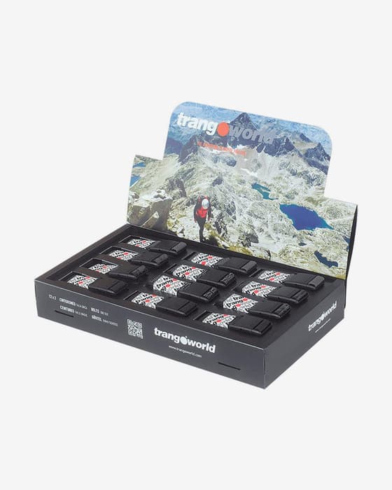 Cinturón Trangoworld TW negro blanco (24 unidades)