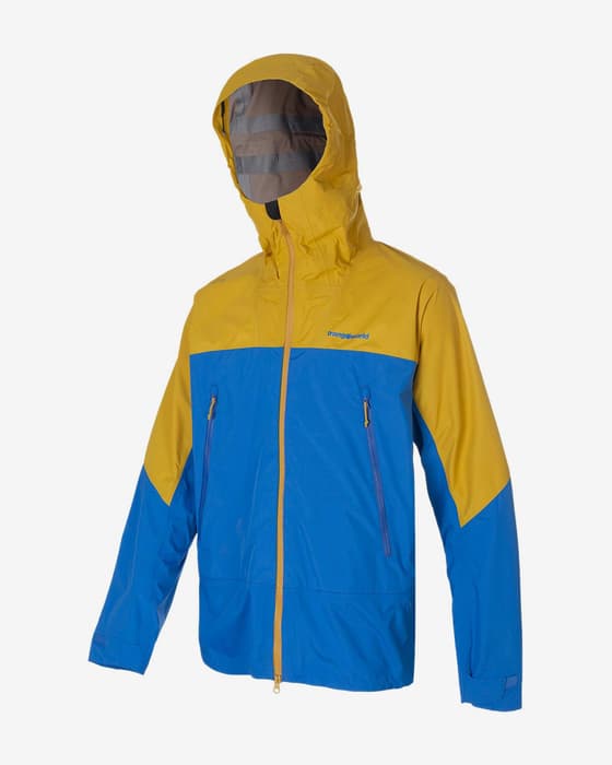 Chaqueta con capucha Trangoworld Lunkho amarillo azul