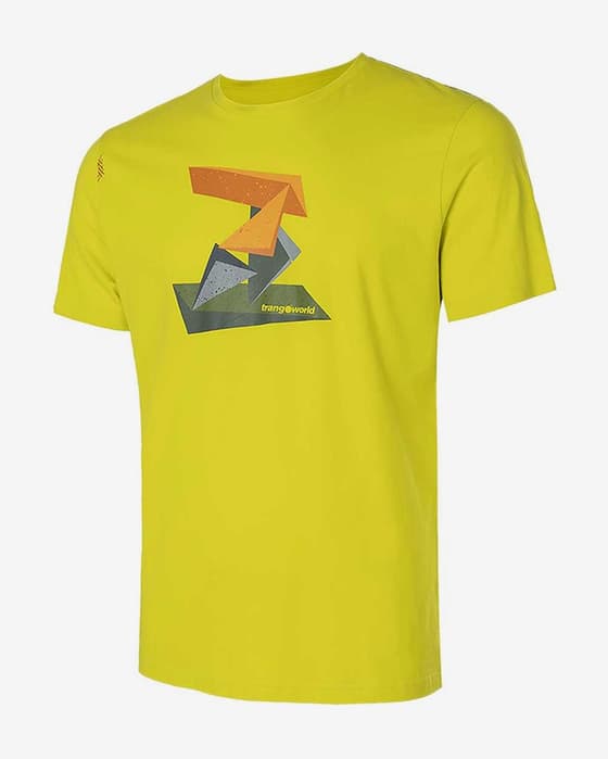 Camiseta Trangoworld Gizb manga corta amarillo naranja