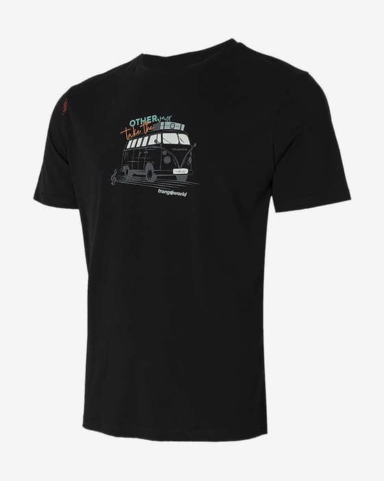 Camiseta Trangoworld Moonlight manga corta negro