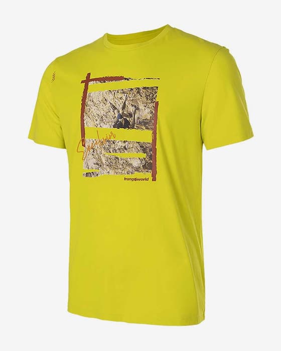 Camiseta Trangoworld Excelsior manga corta amarillo