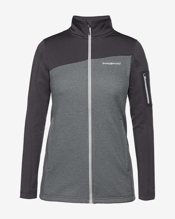 Chaqueta Trangoworld Azaila gris negro mujer