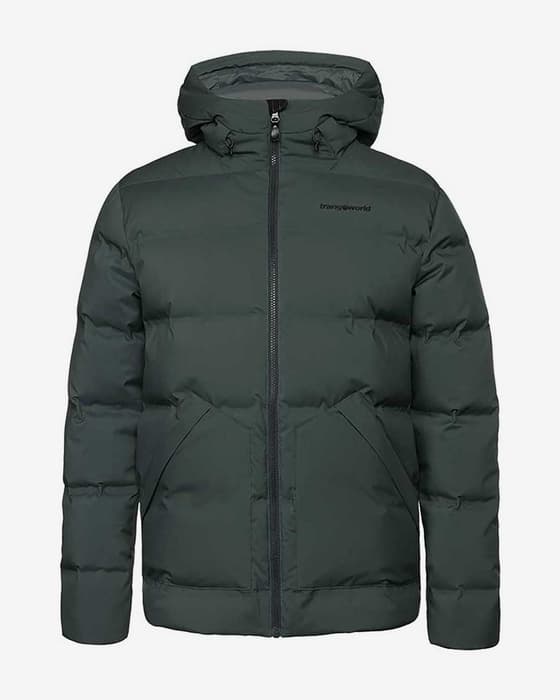 Chaqueta con capucha Trangoworld Sligo ST verde grisáceo