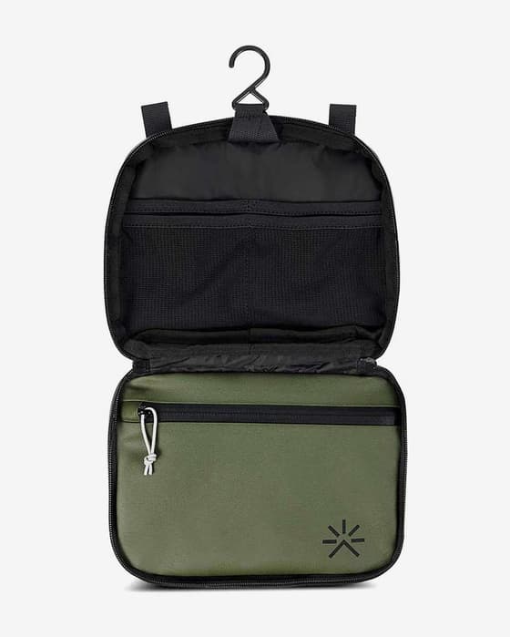Beauty case Tropicfeel FidLock verde cachi