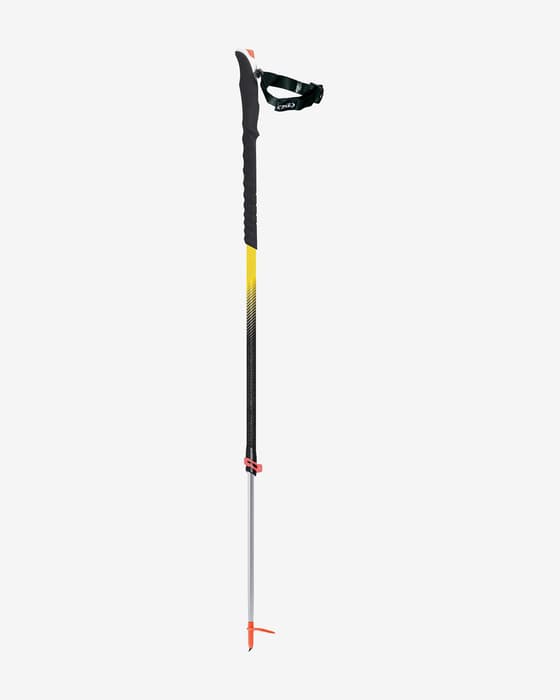 TSL Outdoor Carbon/Alu 2 ST+WT Poles Yellow, Black Pair