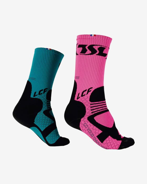 Calcetines TSL Outdoor Trail azul rosa