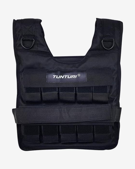 Gilet lesté Tunturi Pro 20 kg noir
