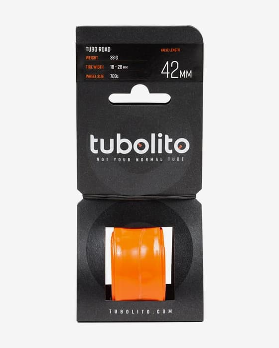 Cámara Tubolito Tubo Road 700C x 42 mm naranja