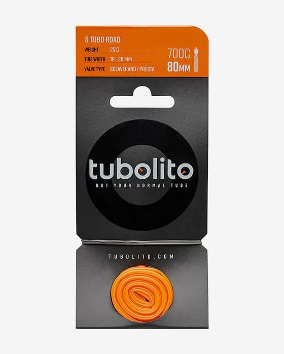 Cámara Tubolito S-Tubo-Road 700C x 80mm naranja