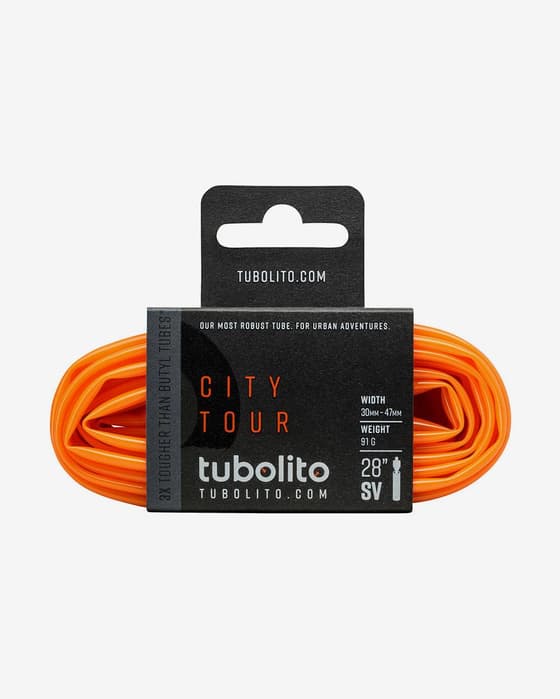 Cámara Tubolito Tubo City/Tour 700C x 30-47 mm Válvula Presta naranja