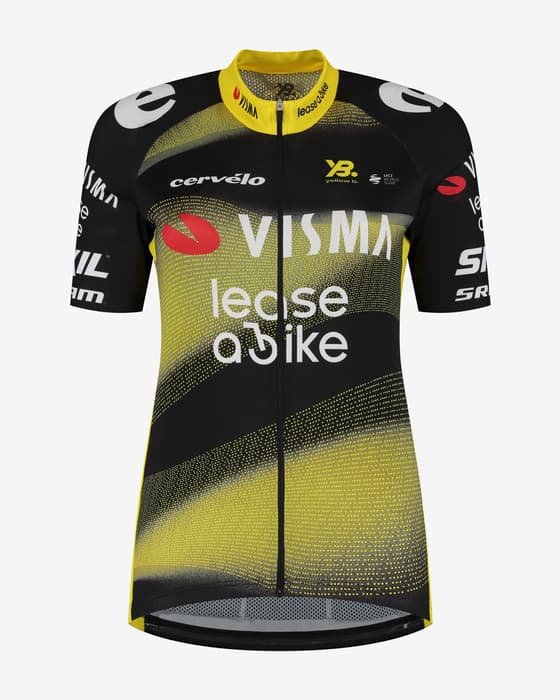 Maillot Team Visma Lease a Bike Tour de France 2025 Réplique manches courtes femme